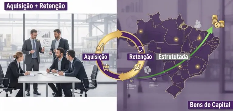 Aquisição+Retenção na Indústria de Bens de Capital